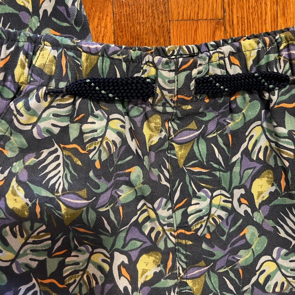 Eddie Bauer Linen blend Jungle Print 2-pc set NWOT - Picture 5 of 6